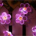 Flower String Lights，Fairy Pink Cherry Blossom String Lights 21ft 40 LEDs Waterproof USB Plug in Fun Room Lights for Spring, Nursery, Wedding,