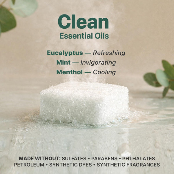 Shower Steamers Aromatherapy - USA Made with Natural & Organic Ingredients Eucalyptus Mint 7 Count (Pack of 1)