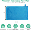 PHOGARY 10 Pack Body & Face Microfiber Washcloths for Baby Younger Kid, Soft Flannel Wash Cloth for Washing Face, Fluffy Easy-Dry Facial Wash