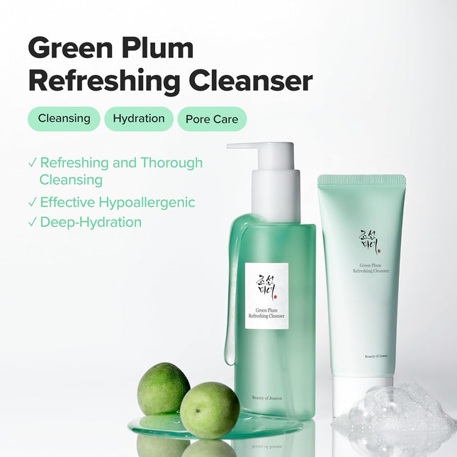 Beauty of Joseon Green Plum Refreshing Cleanser Gel Type Deep Pore Cleansing, Ac