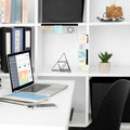 DOLLAR BOSS Monitor Memo Boards for Computers 2 Pcs Office Desk Accessories 11" X 3.1" Transparent Acrylic Monitor Side Panel Multifunction