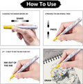 TFIVE 12 Colors Paint Pens Paint Markers, Oil Based Permanent Markers 1 Count (Pack of 12)