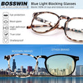 Blue Light Blocking Glasses for Women/Men - 4-Pack Computer Reading/Gaming/TV/Phone Glasses, Anti-Glare A-1 Black+douhua+transparent+pink