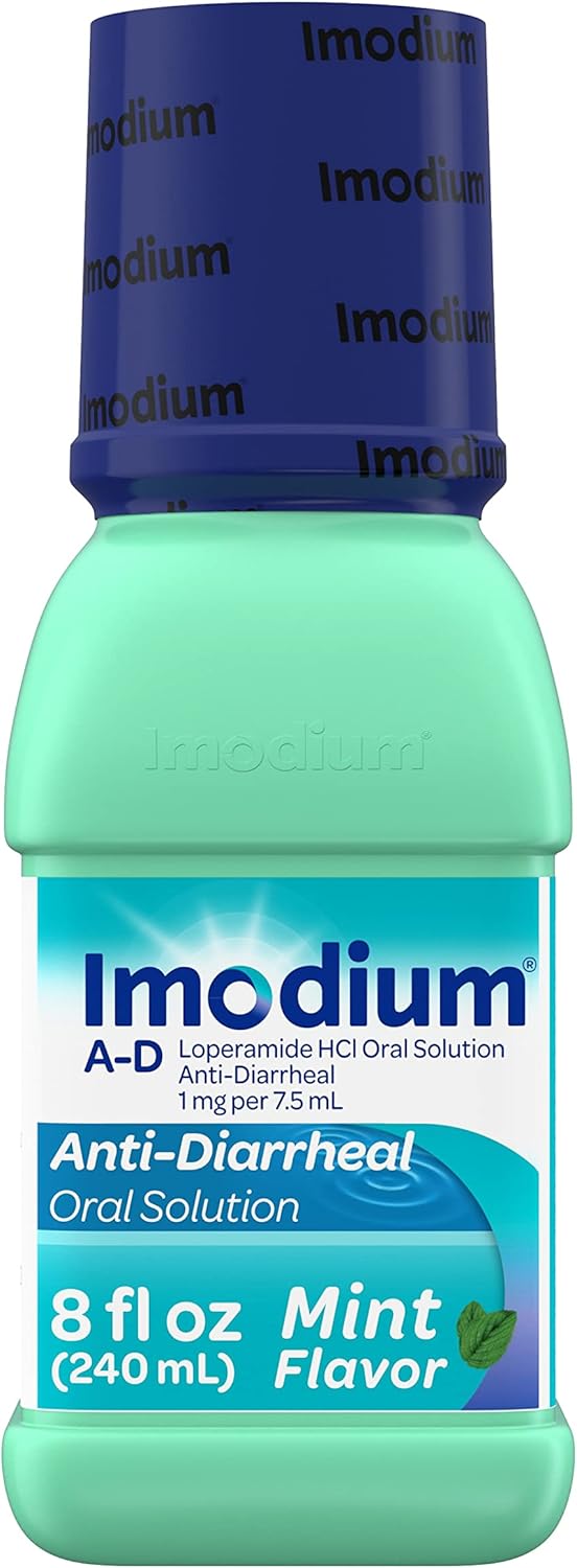 Imodium A-D Liquid Anti-Diarrheal Medicine with Loperamide Hydrochloride to Help Control Symptoms of Diarrhea Due to Acute, Active & Traveler'S