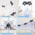 Mini Drone for Kids & Beginners, Indoor RC Nano Helicopter Quadcopter with Auto Hovering,3D Flips,Portable Hand Operated, Birthday＆ Children's Day