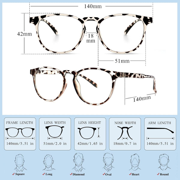 Blue Light Blocking Glasses for Women/Men - 4-Pack Computer Reading/Gaming/TV/Phone Glasses, Anti-Glare A-1 Black+douhua+transparent+pink