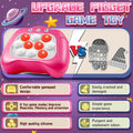 Quick Push Game?Pop Game Fidget Toys, Fast Push Bubble Game, Handheld Puzzle Game Sensory Toys ?Light up Push Pop Game for Kids 3-12 Girls and