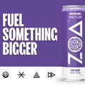 ZOA Zero Sugar Energy Drinks - Frosted Grape | Healthy Energy Formula with Natural Caffeine, Daily Vitamin C, Essential B-Vitamins | Gluten-Free,