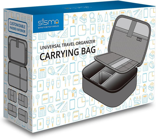 sisma Electronics Organizer Travel Tech Accessories Small Carrying Case Starlight Special Edition