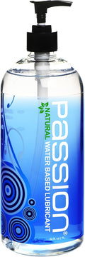 Passion Natural Water-Based Personal Lubricant, 34 Fl Oz - Premium, Non-Sticky, Easy-To-Clean Formula for Smooth, Comfortable Use