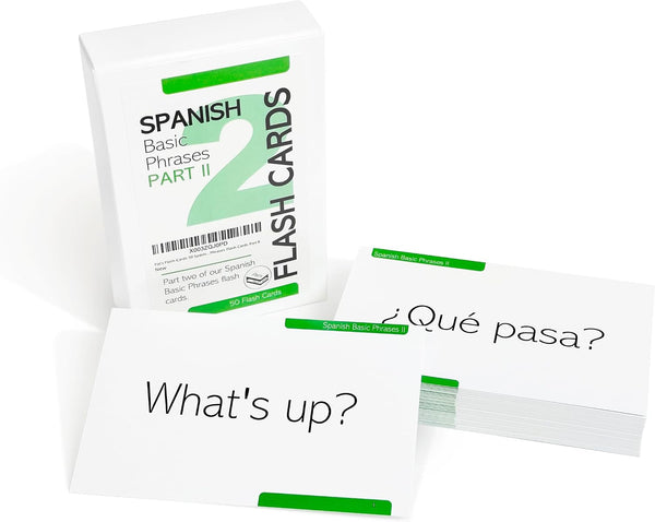 Pat'S Flash Cards 50 Spanish Basic Phrases Flash Cards Part II