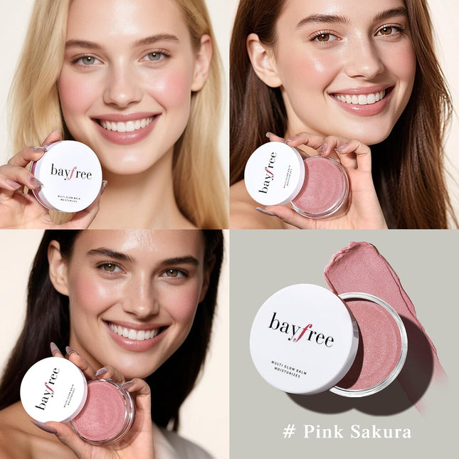 Multi Glow Balm, Cream Blush for Cheeks, Blush Balm Face Makeup, Radiant Finish,