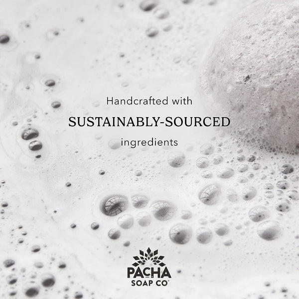 Pacha SOAP Froth Bath Bomb 2 Pack, Nourishing, Moisturizing, Pacha Peaces Variety, Naturally Derived & Handcrafted in the USA