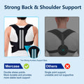 Mercase Posture Corrector for Men & Women, Adjustable Back Brace for Upper Back & Shoulder Support, Pain Relief & Better Posture, Extra Large