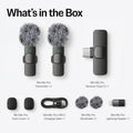 Mini Mic Pro (Latest Model – Microphone for iPhone & Android, Wireless Mini Microphone, Clear Voice, Noise Cancelling, Lavalier Mic for TikTok,