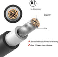Kohree 30 Feet Solar Panel Extension Cable: 30Ft X2 10AWG Female and Male Connectors,6Mm Solar Panel Wires with Extra Connectors Extension Adaptor