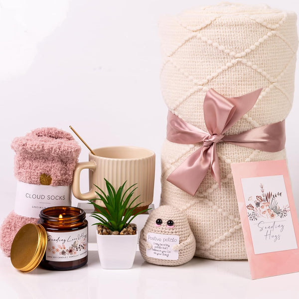 Get Well Gifts for Women, Sympathy Gifts Care Package for Women Get Well Soon Gift Basket for Sick Friends after Surgery Gifts Feel Better Gifts