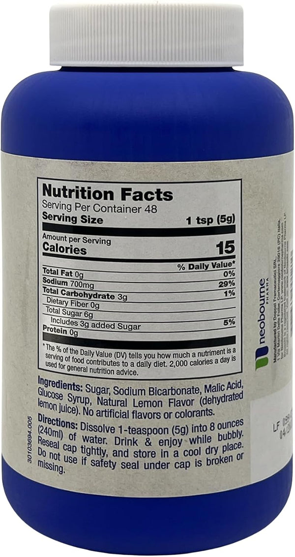 Brioschi Italian Lemon Flavored Effervescent Heartburn, Upset Stomach, Acid Indigestion, 8.5 Oz Bottle (Pack of 2)