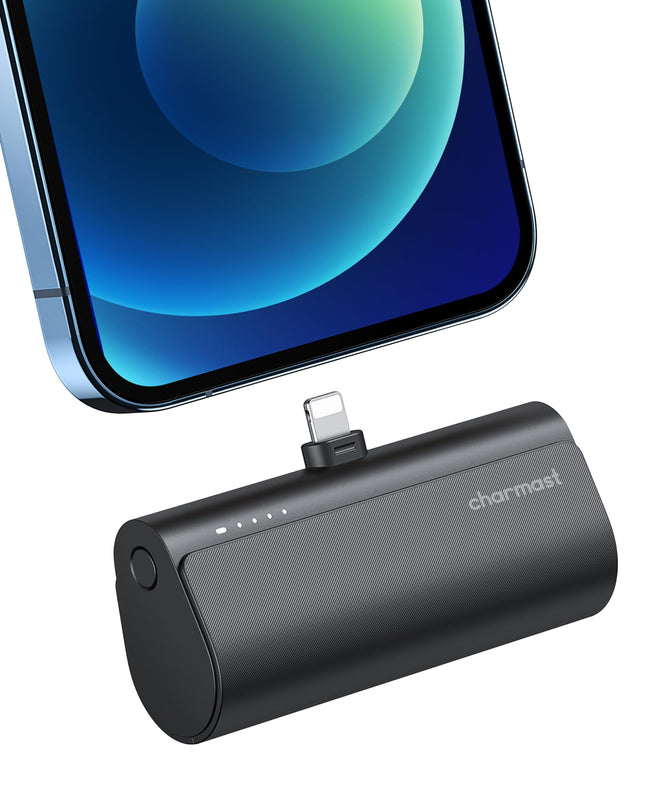 charmast Small Portable Charger for iPhone, Ultra-Compact 20W PD Fast Charging Power Bank 5000mAh, Mini Battery Pack for