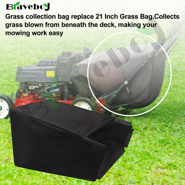 964-04007A 664-04007 Grass Bag - by Braveboy, Compatible with MTD 21" Lawn Mower Grass Collection Bag 664-04011 664-0402
