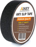 AISEY Anti Slip Traction Tape Outdoor 2 in x 60 Foot, Non Slip Safety Tape for Steps, Grip Tape for Stairs, Tread Tape Use on Walkways, Stairs,