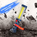 WARSUN LED Work Light Rechargeable, Portable Mechanic Trouble Light with1200 Lumens, COB worklight Magnetic Base, Cordless Floodlight for Car