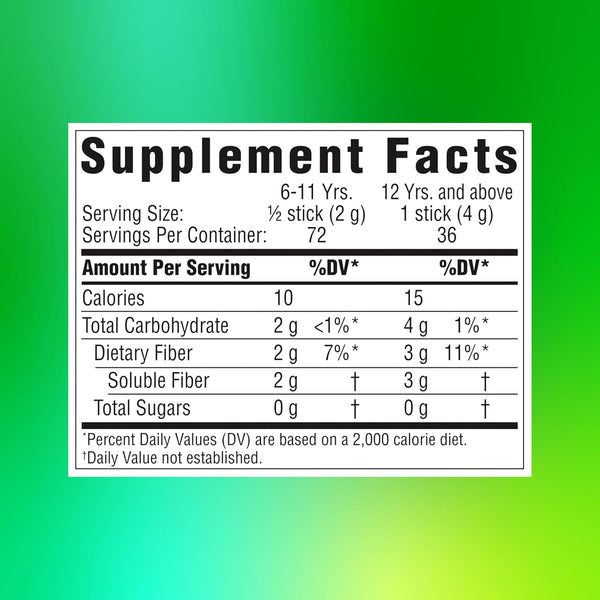 Benefiber On the Go Prebiotic GLP-1 Friendly Fiber Supplement Powder for Digestive Health, Daily Fiber, Unflavored - 28 Sticks (3.92 Ounces) 28