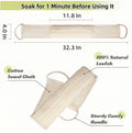 Natural Loofah Sponge Back Scrubber for Bath Shower, Exfoliating Body Scrubber, Shower Loofah Scrubber for Men and Women, Bath Sponge, Body Scrub,