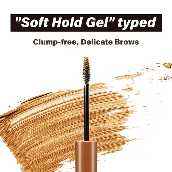 ETUDE Color My Brows - Natural Brown (4.5G) | Beeswax & Carnauba Wax | Eyebrow Mascara, Quickly Fixing Natural Eyebrow Makeup with Care Effect |