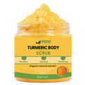 AMVital Turmeric Body Scrub, Face & Body Exfoliating Scrub, 7.8 oz | Weekly polish step • Shower skincare routine • Soft refreshed feel