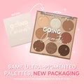 ColourPop Going Coconuts Eyeshadow Palette - Cool-Toned Neutral Eyeshadow Palette with Ultra-Velvety and Silky Finishes - High-Pigment Eye Makeup