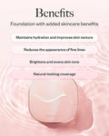 Mastina Natural Glow Cushion with Mastic Gum, 23 Color, 15G - Lightweight Foundation for Radiant and Hydrated Skin, Smooth Finish with No Greasy Shine