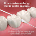 GuruNanda Expandable Waxed Dental Floss for Gentle, Deep Cleaning Wide Teeth Flossing - Cinnamon Flavor - 55 Yards Cinnamon 55 Yards (Pack of 1)