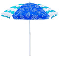 AMMSUN 5ft Kids Beach Umbrella for Picnic, Water Table, Sand Box Sun Shade | Durable Children Seaside Umbrella, UV protection, Ideal for sand