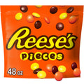 REESE'S PIECES Peanut Butter in a Crunchy Shell, Candy Bulk Bag, 48 oz Peanut Butter 48 Ounce (Pack of 1)
