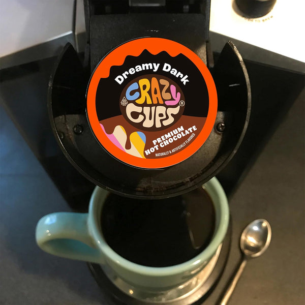 Crazy Cups Cappuccino & Hot Chocolate Variety Pack, Including Flavored Hot Chocolate & Cappuccino Coffee for Keurig K Cup Machines, Coffee Gift