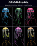 Uniclife 6 Pcs Glowing Jellyfish Ornament Decoration for Aquarium Fish Tank