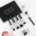 DUcare Makeup Brushes with Travel Bag 15Pcs Makeup Brush Set | Premium Synthetic Powder Foundation Contour Blush Concealer Eye Shadow Blending