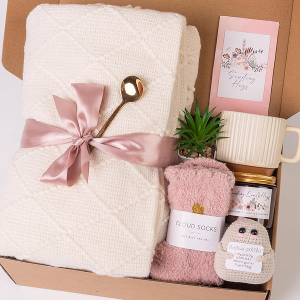Get Well Gifts for Women, Sympathy Gifts Care Package for Women Get Well Soon Gift Basket for Sick Friends after Surgery Gifts Feel Better Gifts