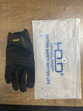 HANDLANDY Mens Work Gloves Touch screen, Utility Mechanic Gloves, Flexible Breathable Fit- Padded Knuckles & Palm X-Large Black