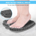 BESKAR XL Larger Shower Foot Scrubber Mat with Non-Slip Suction Cups | Cleans, Smooths, Exfoliates, Massages Your Feet Without Bending, Improve
