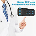Abs Stimulator Training Replacement Pads for Domas Wireless Abs Toning Training Belt, 12 Pcs Electrodes Replacement Pads Electrode Patches with