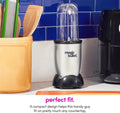 Magic Bullet Blender, Small, Silver, 11 Piece Set 11 piece Silver