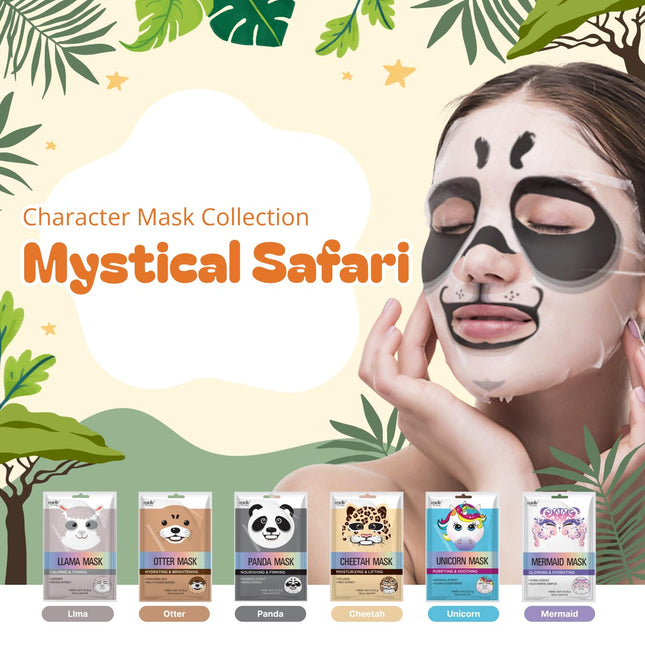 Epielle Animal Character Sheet Masks | Korean Spa Masks for All Skin Types | Fac