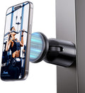 Miikare Dual Magnetic Phone Holder for Magsafe, Strong Magnets Gym Phone Holder Mount, 360 Rotation Adjustable, Hands Free Cell Phone Holder