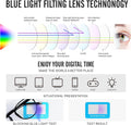 Blue Light Glasses For Woman/Men Blue Light Blocking Glasses, Retro Round Anti Eyestrain Computer Glasses L31blacktou clear