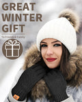 Thermal Winter Gloves-Fleece Lining for Men Women Black