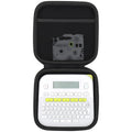 khanka Hard Case for Brother P-Touch PT-D210 PTD220 Home/Office,Black | EVA Hard Shell, Mesh Pocket Accessory Storage, Impact Resistant