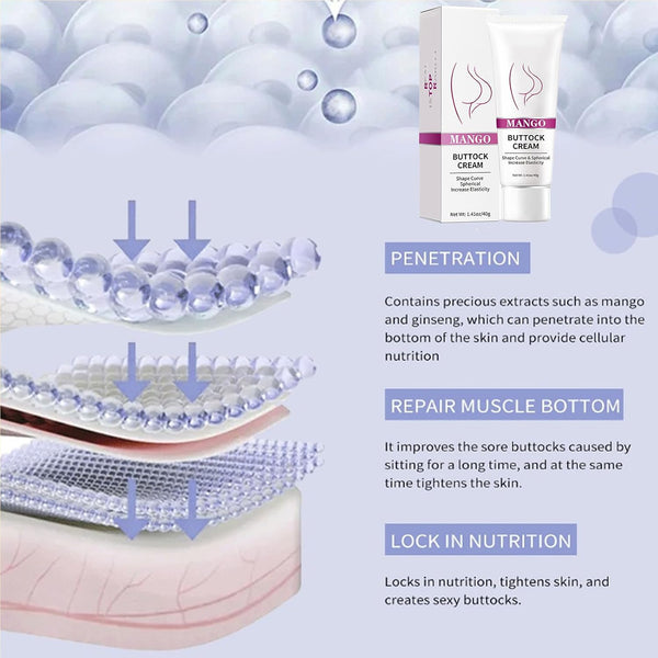 Sexy Hip Buttock Enlargement Cream,Hip Lift Up Massage Cream,Effective Shaping Eliminate Printing Firming Buttock,Hip Lift Up Butt Firm Skin