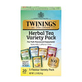 Twinings Herbal Tea Variety Pack, 20 Count (Pack of 1), Formerly Assorted Herbal, Includes 5 Flavours, Naturally Caffeine-Free, Enjoy Hot or Iced,